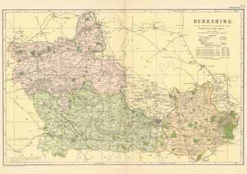 Antique map of Berkshire